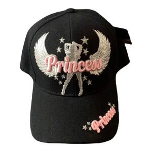 Embroidered PRINCESS Adjustable Baseball Cap New
